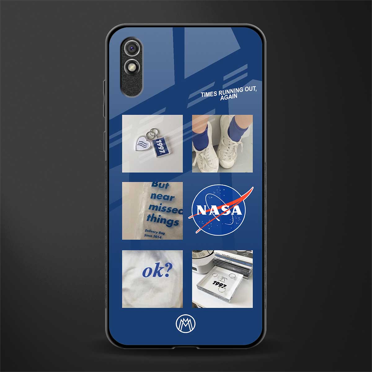 time is running out glass case for redmi 9i image