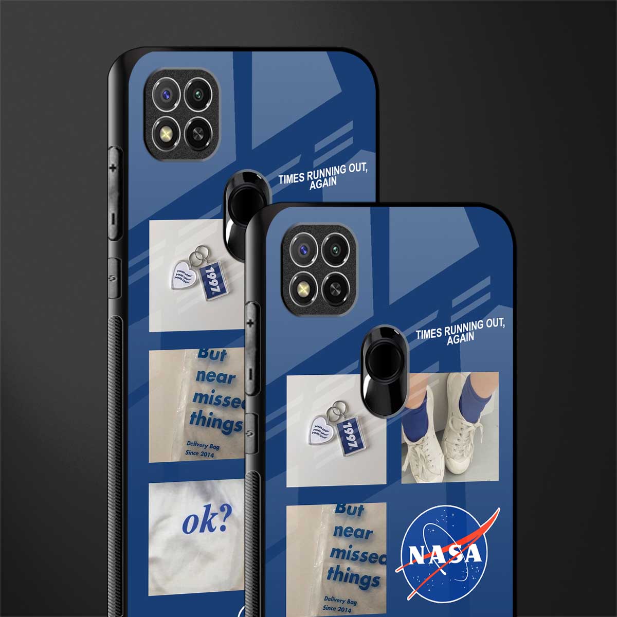 time is running out glass case for redmi 9 image-2