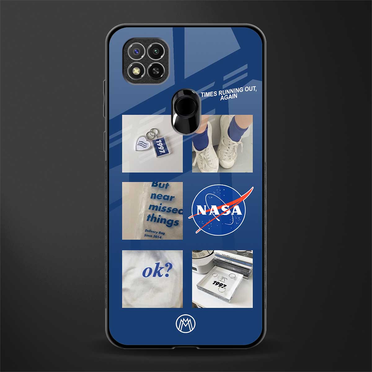 time is running out glass case for redmi 9 image