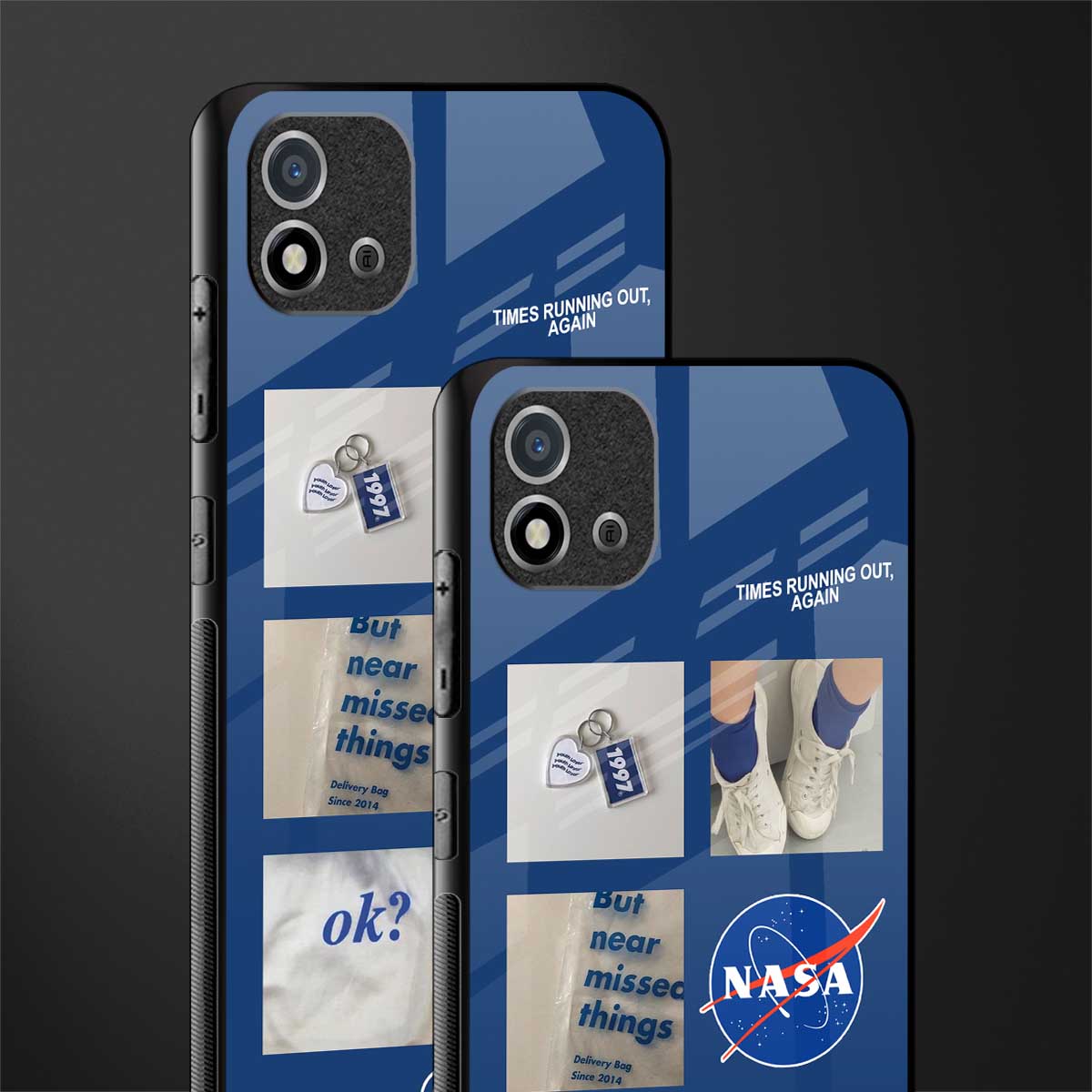 time is running out glass case for realme c20 image-2