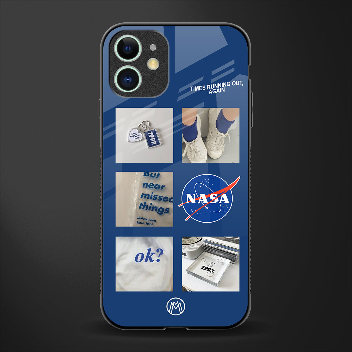 time is running out glass case for iphone 11 image