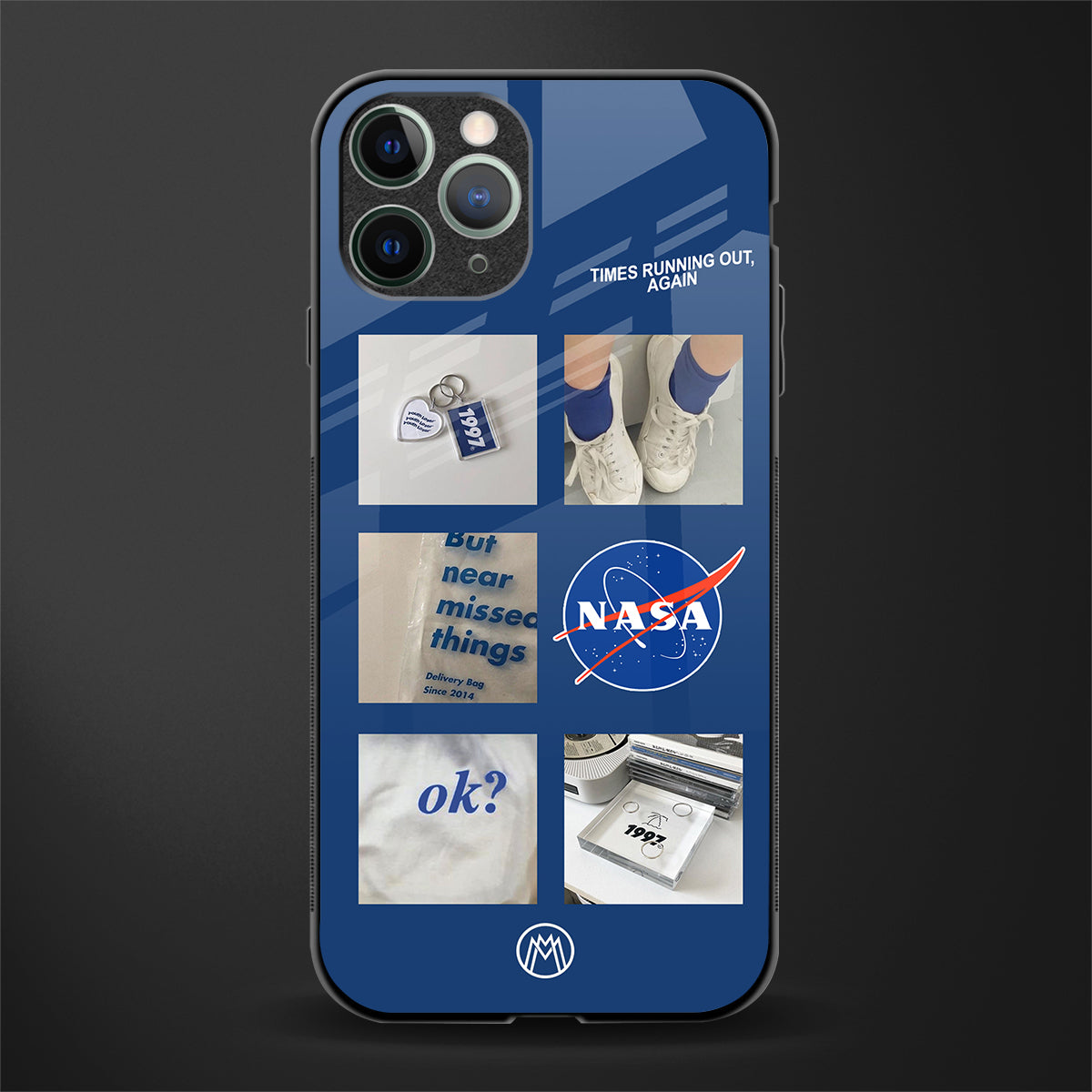 time is running out glass case for iphone 11 pro max image