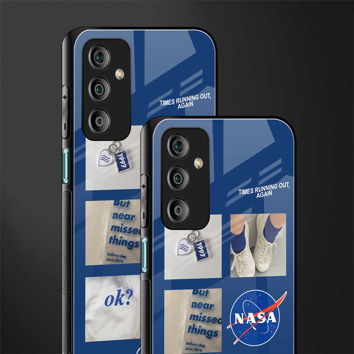 time is running out back phone cover | glass case for samsung galaxy f23 5g