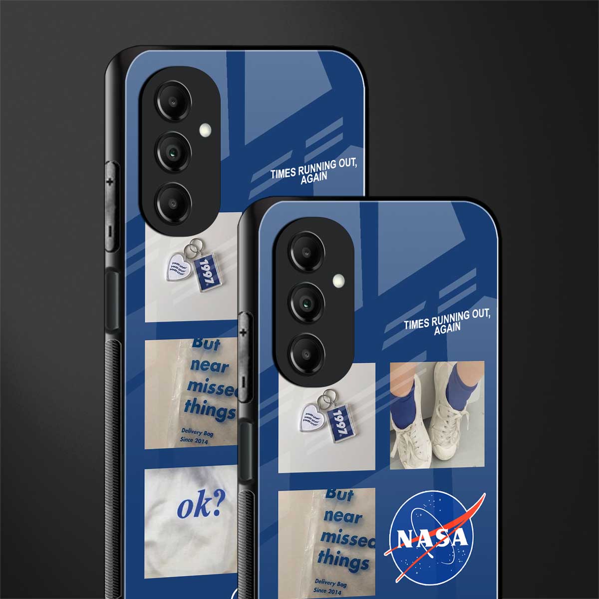 time is running out back phone cover | glass case for samsung galaxy a14 5g