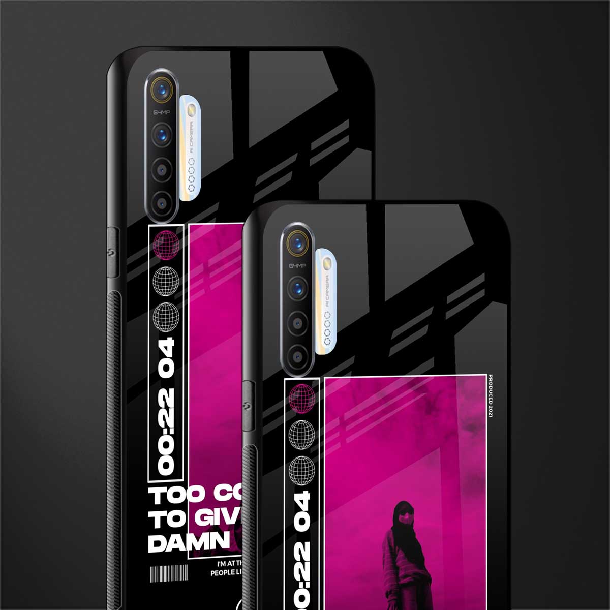 too cool to give a damn glass case for realme x2 image-2