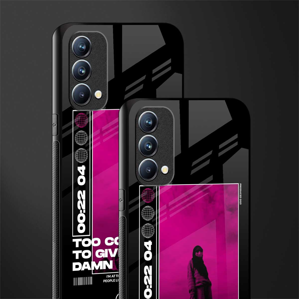 too cool to give a damn glass case for oppo f19s image-2