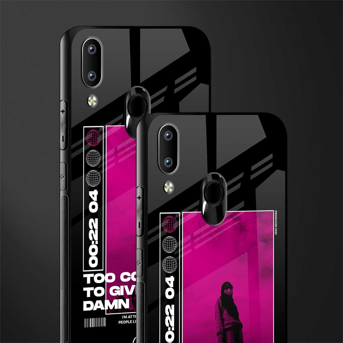 too cool to give a damn glass case for vivo y91 image-2