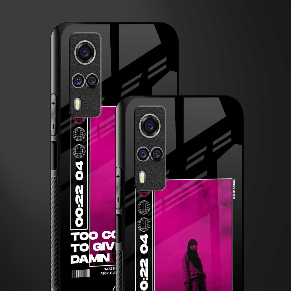 too cool to give a damn glass case for vivo y51 image-2