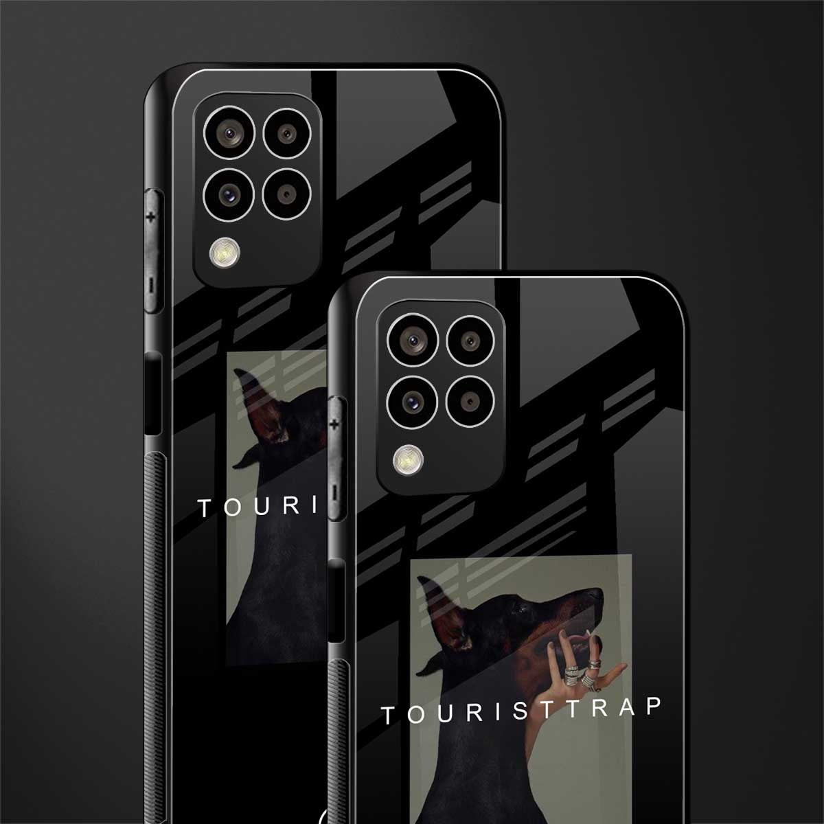 tourist trap back phone cover | glass case for samsung galaxy m33 5g