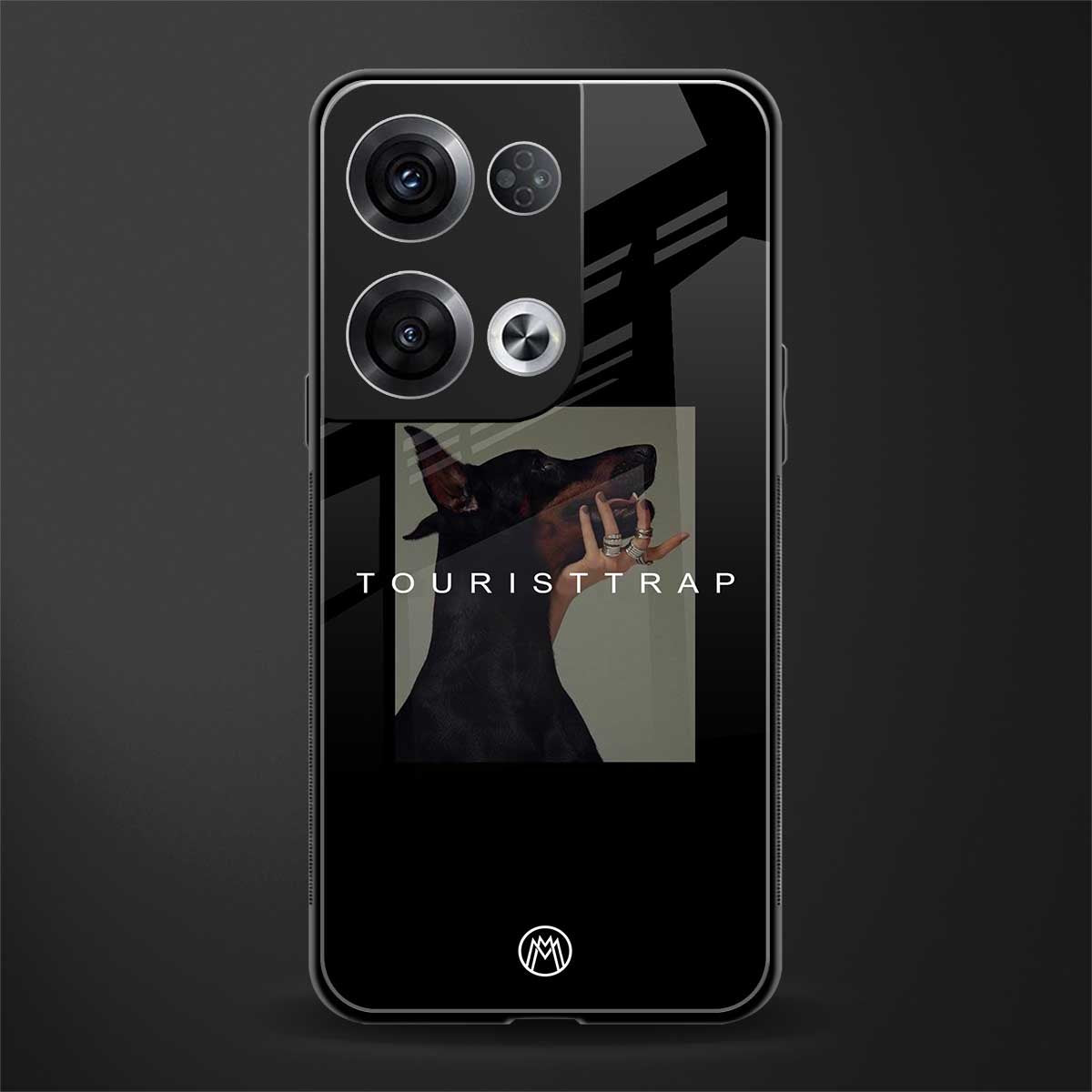 tourist trap back phone cover | glass case for oppo reno 8