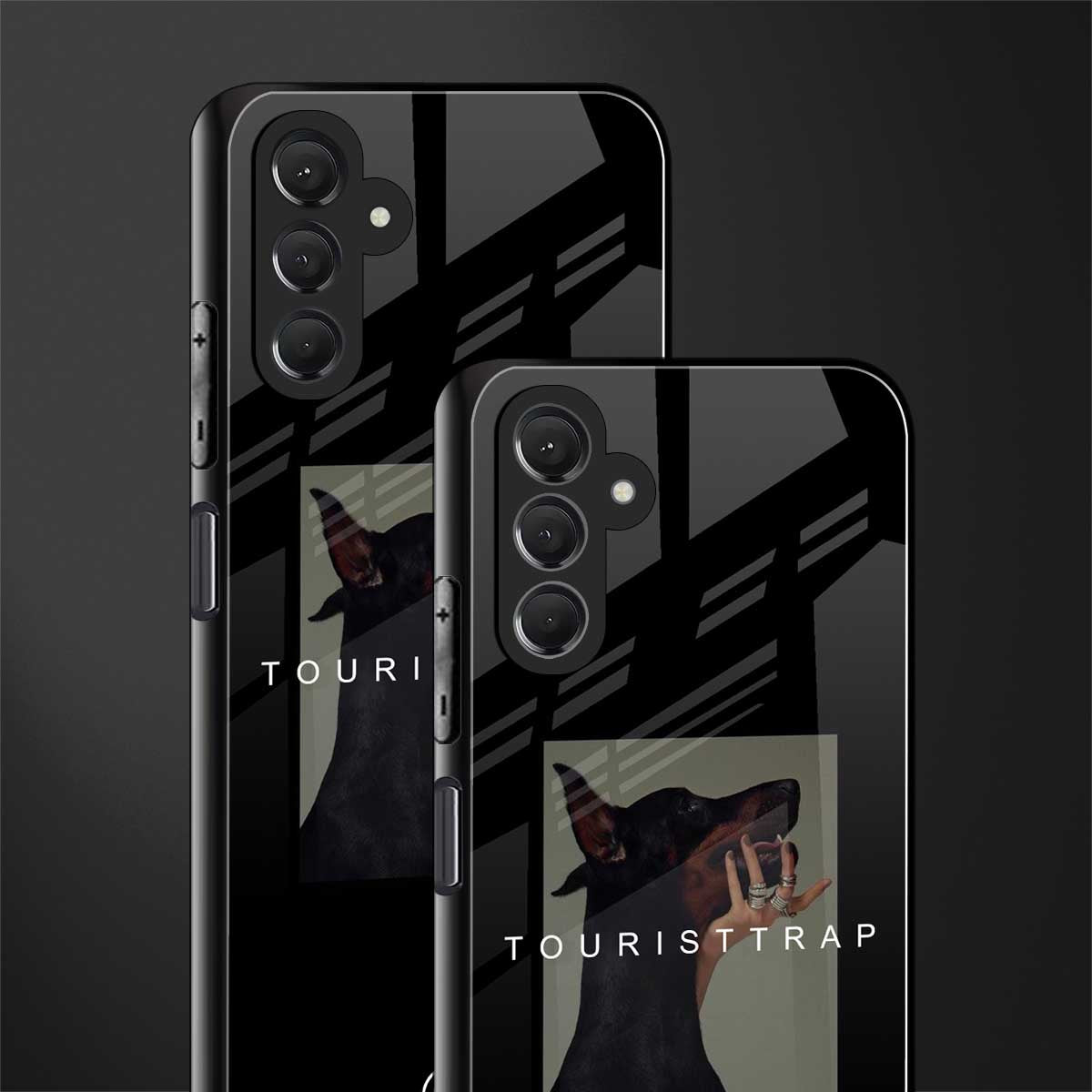 tourist trap back phone cover | glass case for samsun galaxy a24 4g