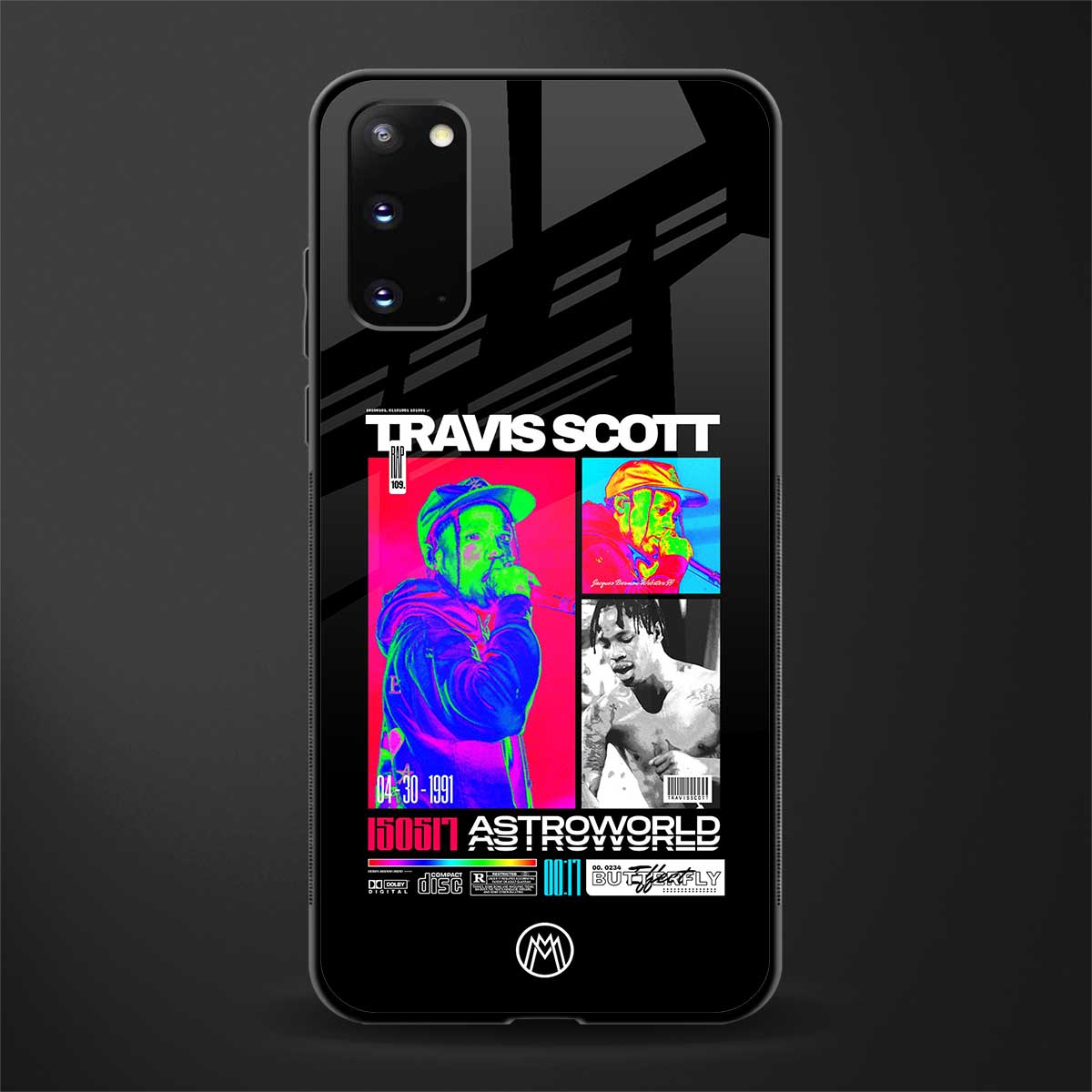 travis scott astroworld glass case for samsung galaxy s20 image