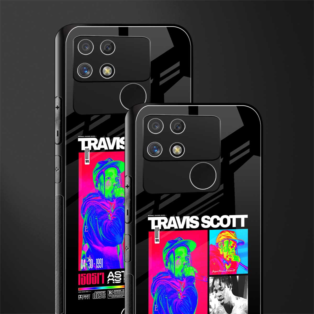 travis scott astroworld back phone cover | glass case for realme narzo 50a