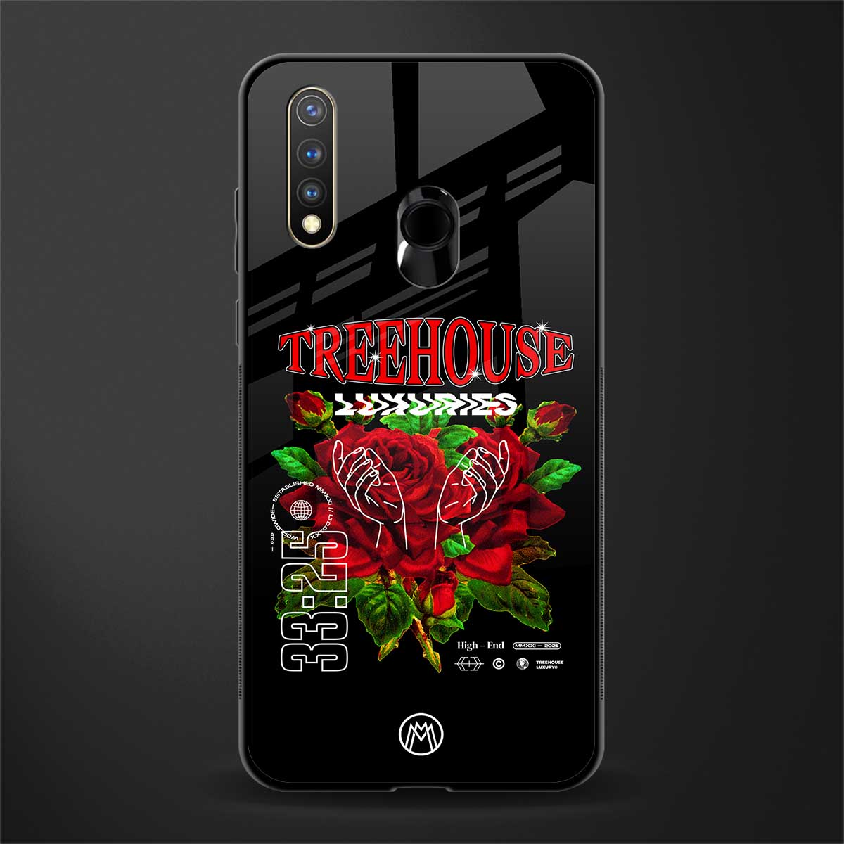 treehouse glass case for vivo u20 image