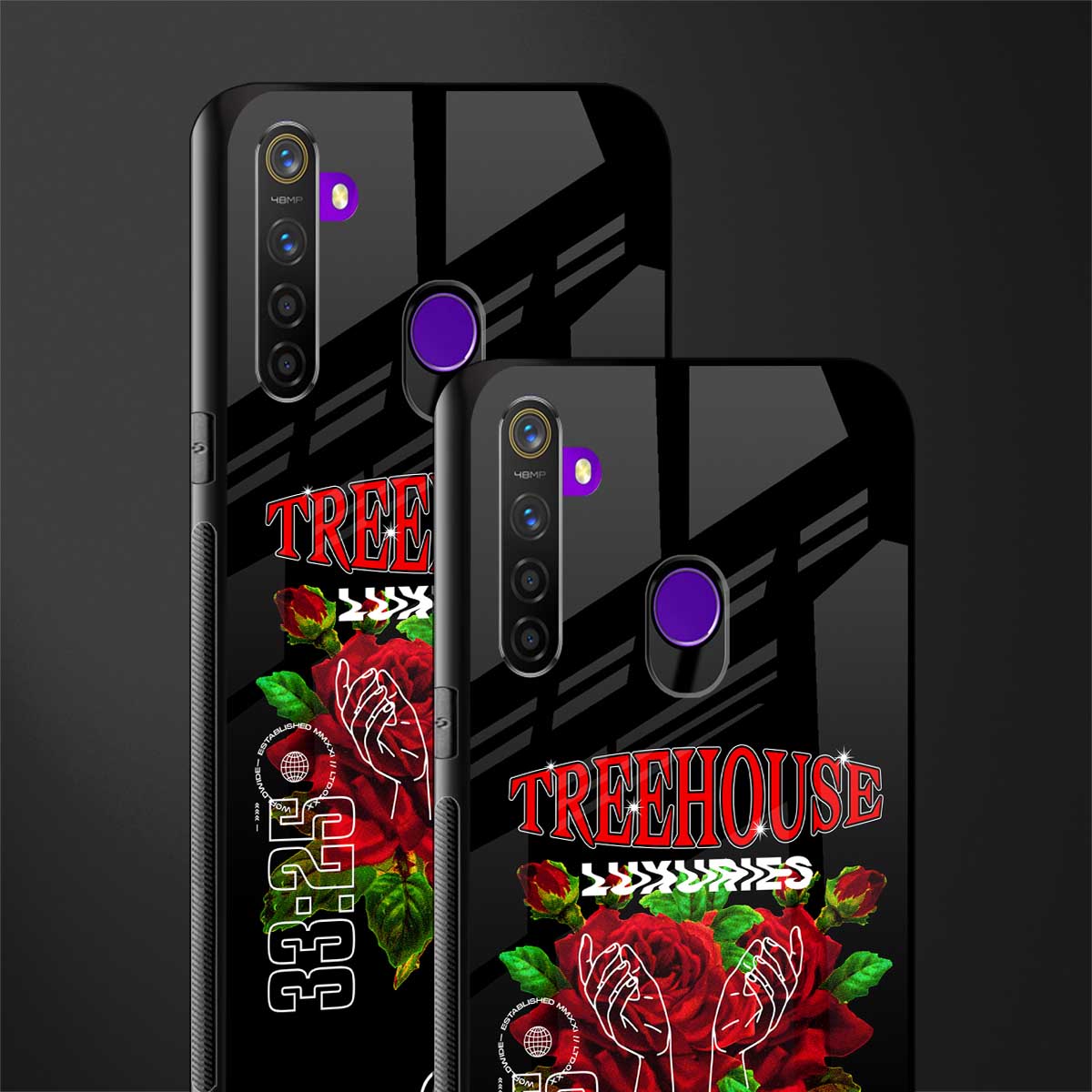 treehouse glass case for realme 5s image-2