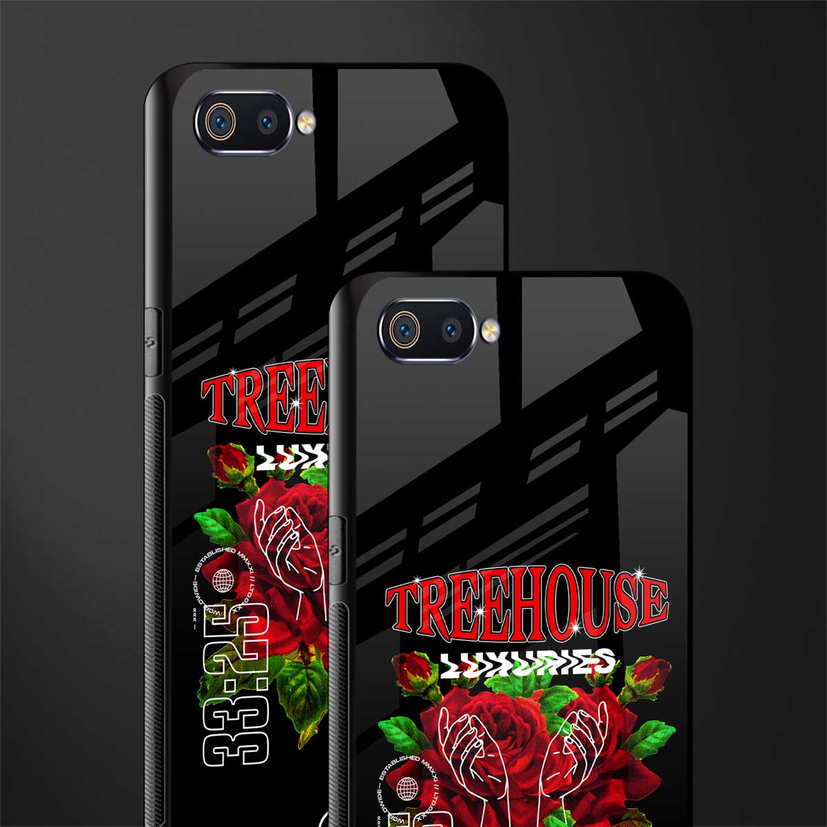 treehouse glass case for realme c2 image-2