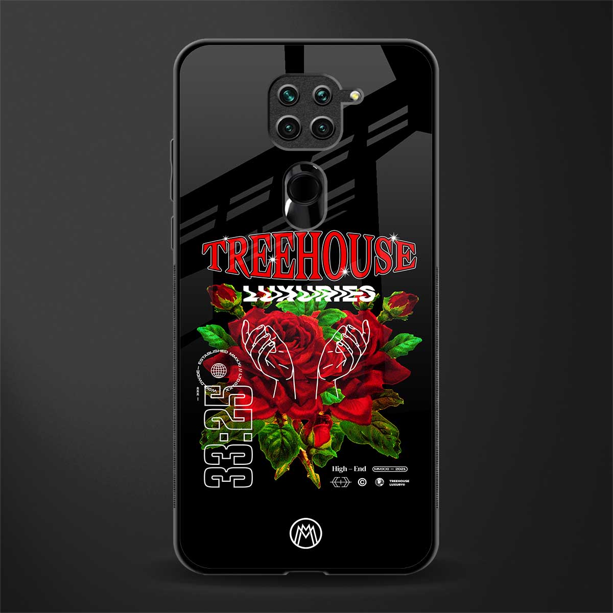 treehouse glass case for redmi note 9 image