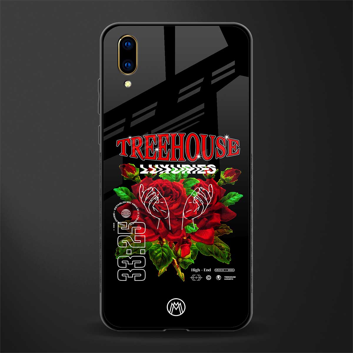 treehouse glass case for vivo v11 pro image