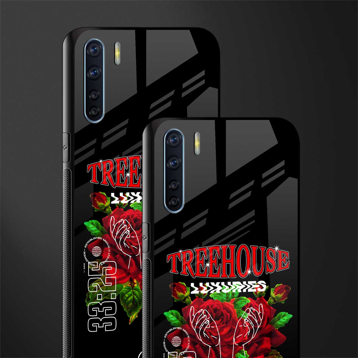 treehouse glass case for oppo f15 image-2
