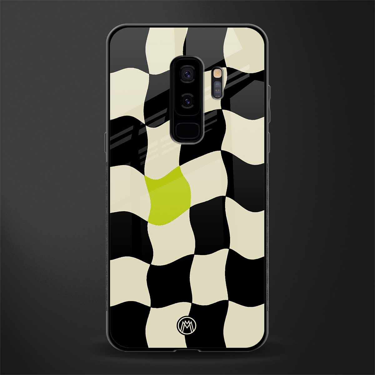 trippy pastel checks glass case for samsung galaxy s9 plus image