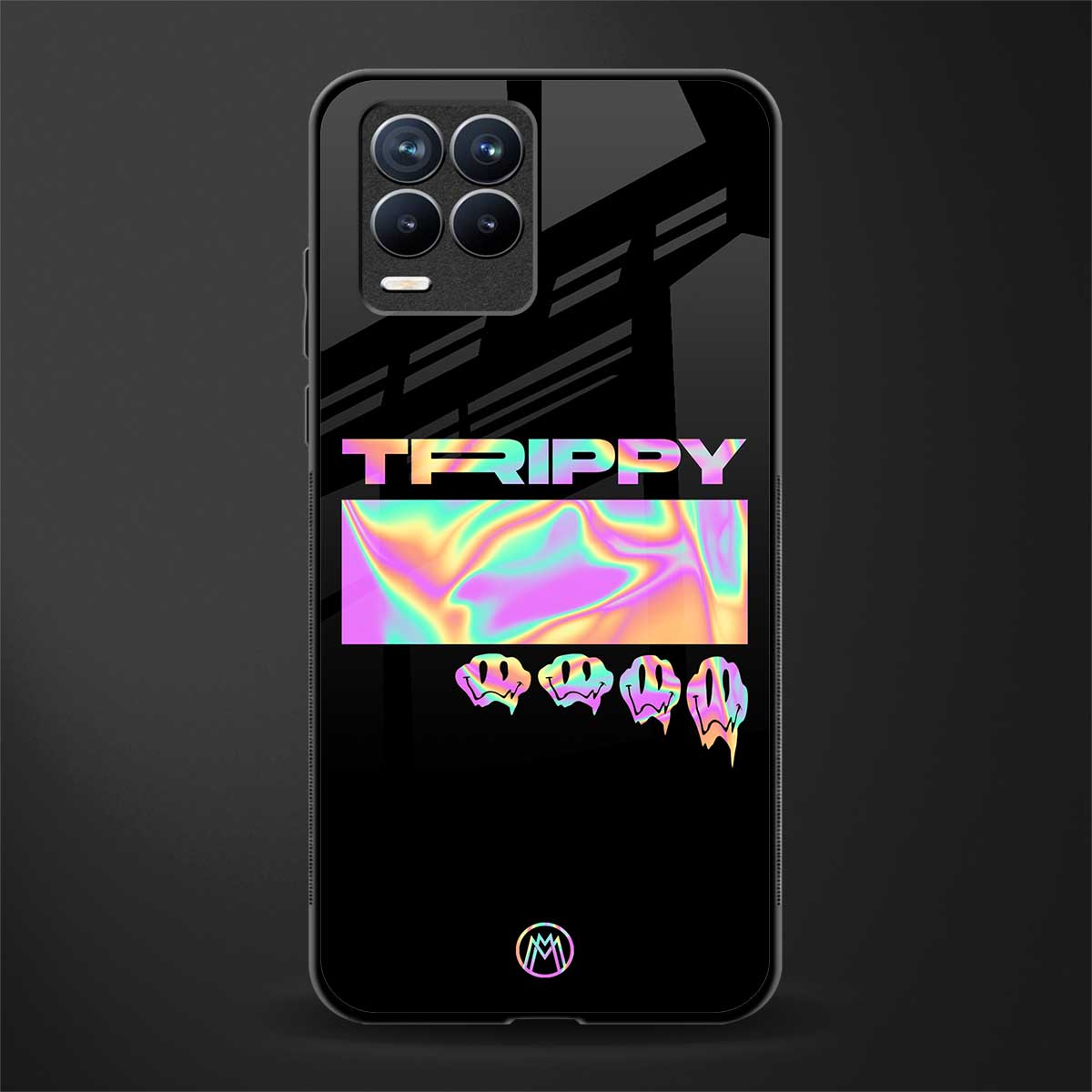 trippy trippy glass case for realme 8 4g image