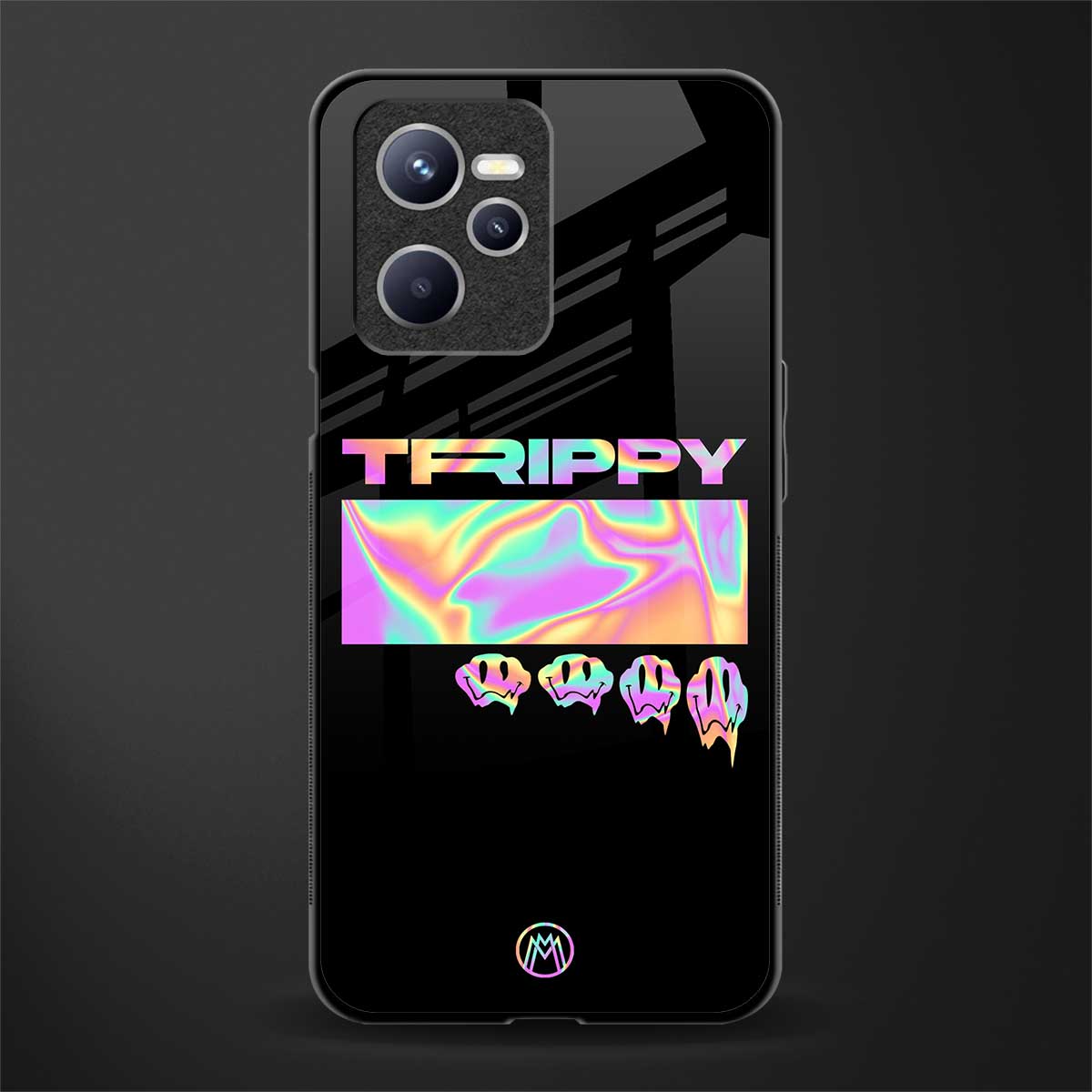 trippy trippy glass case for realme c35 image