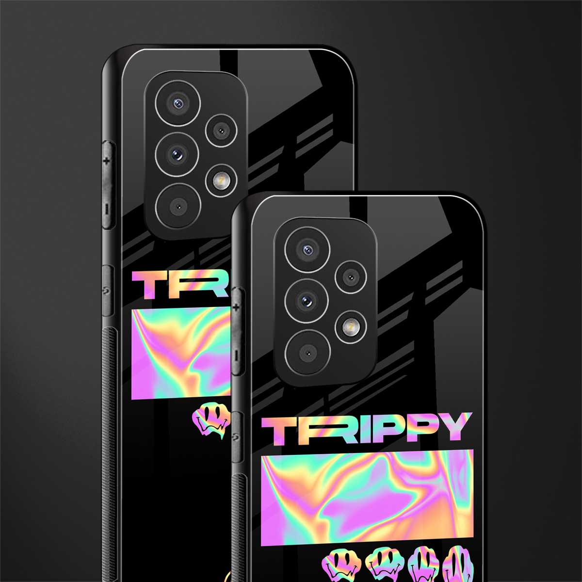 trippy trippy back phone cover | glass case for samsung galaxy a23