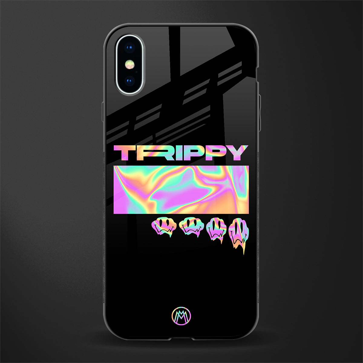 Trippy Trippy Phone Cover for iPhone X Glass Case Mymerchandize