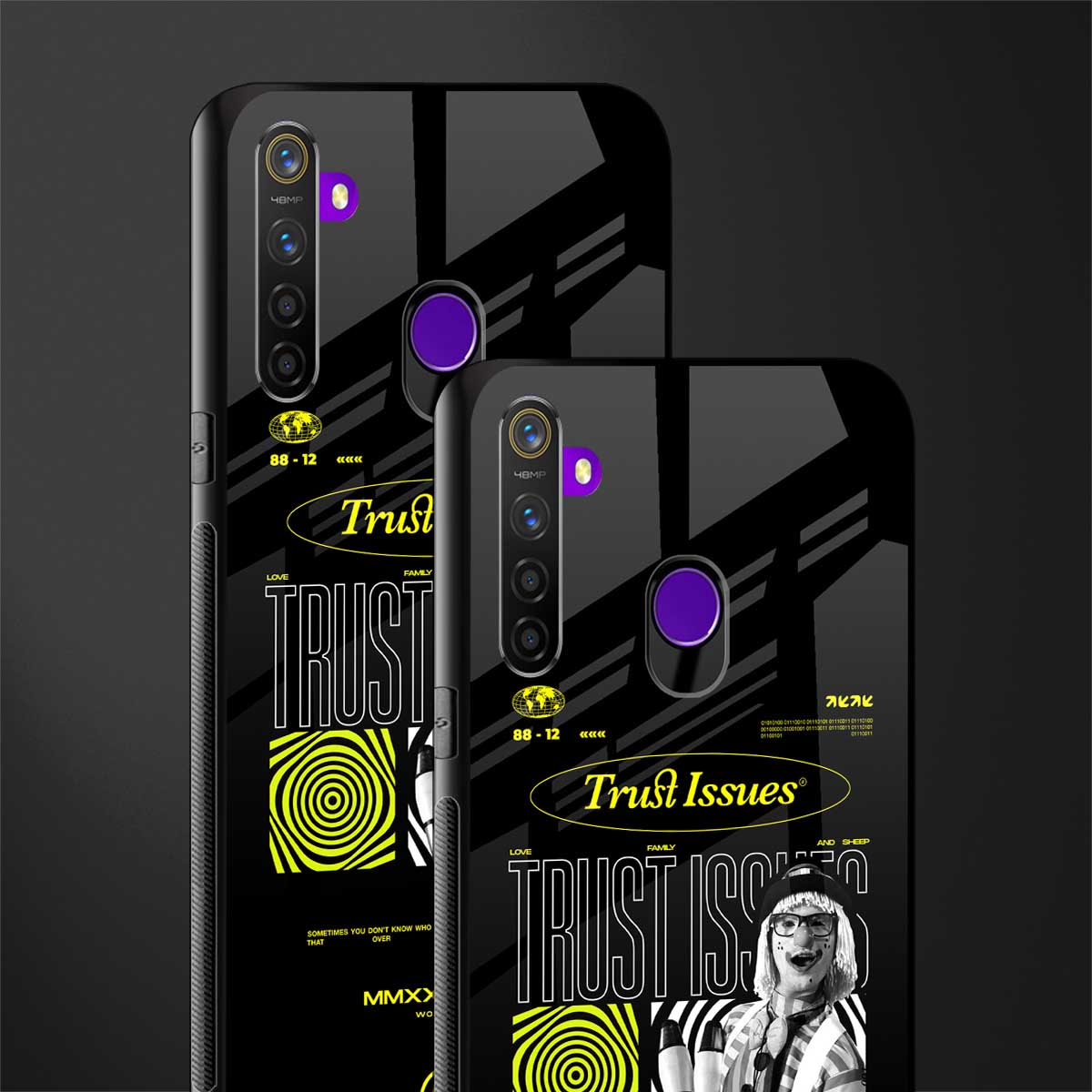 trust issues glass case for realme 5s image-2