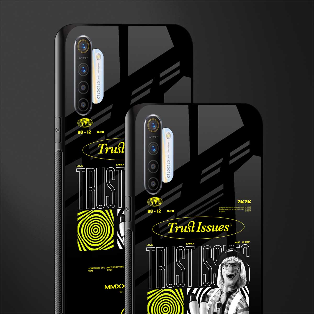 trust issues glass case for realme x2 image-2