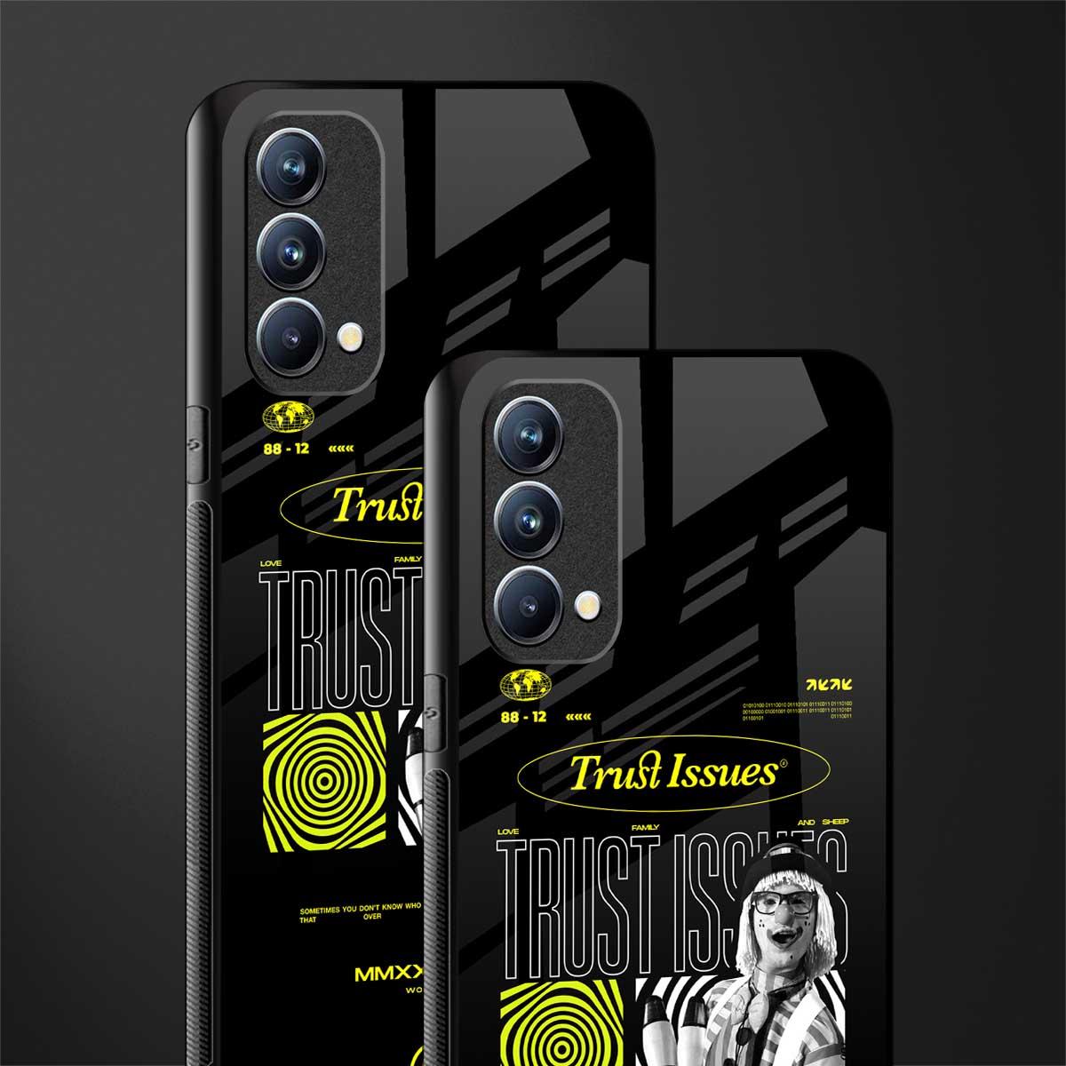 trust issues glass case for oppo f19s image-2