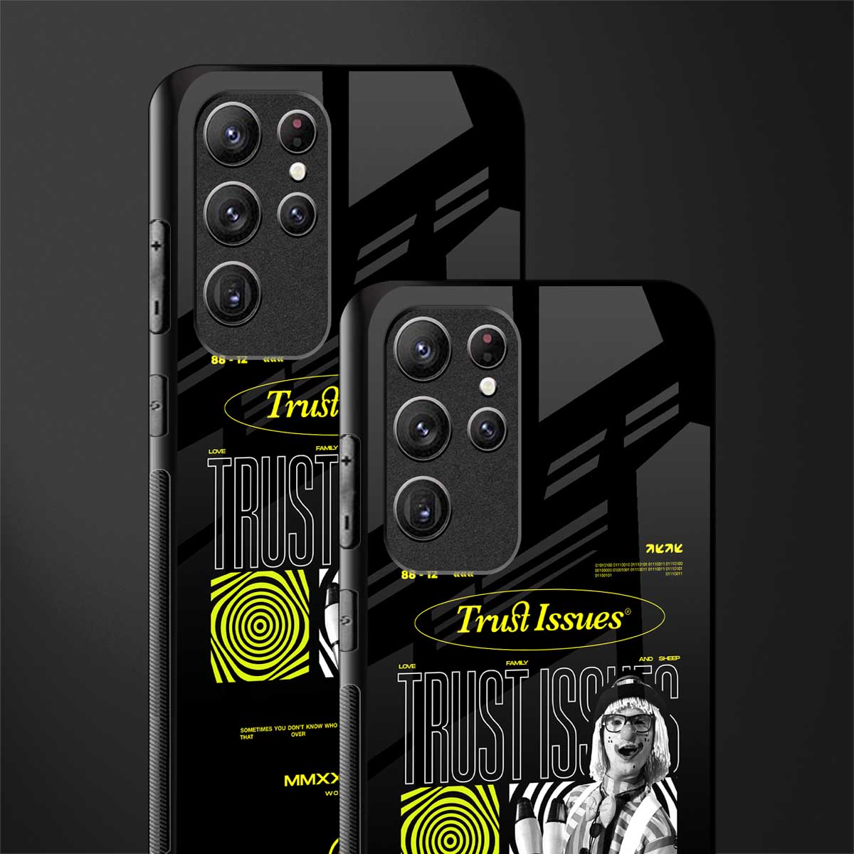 trust issues glass case for samsung galaxy s21 ultra image-2