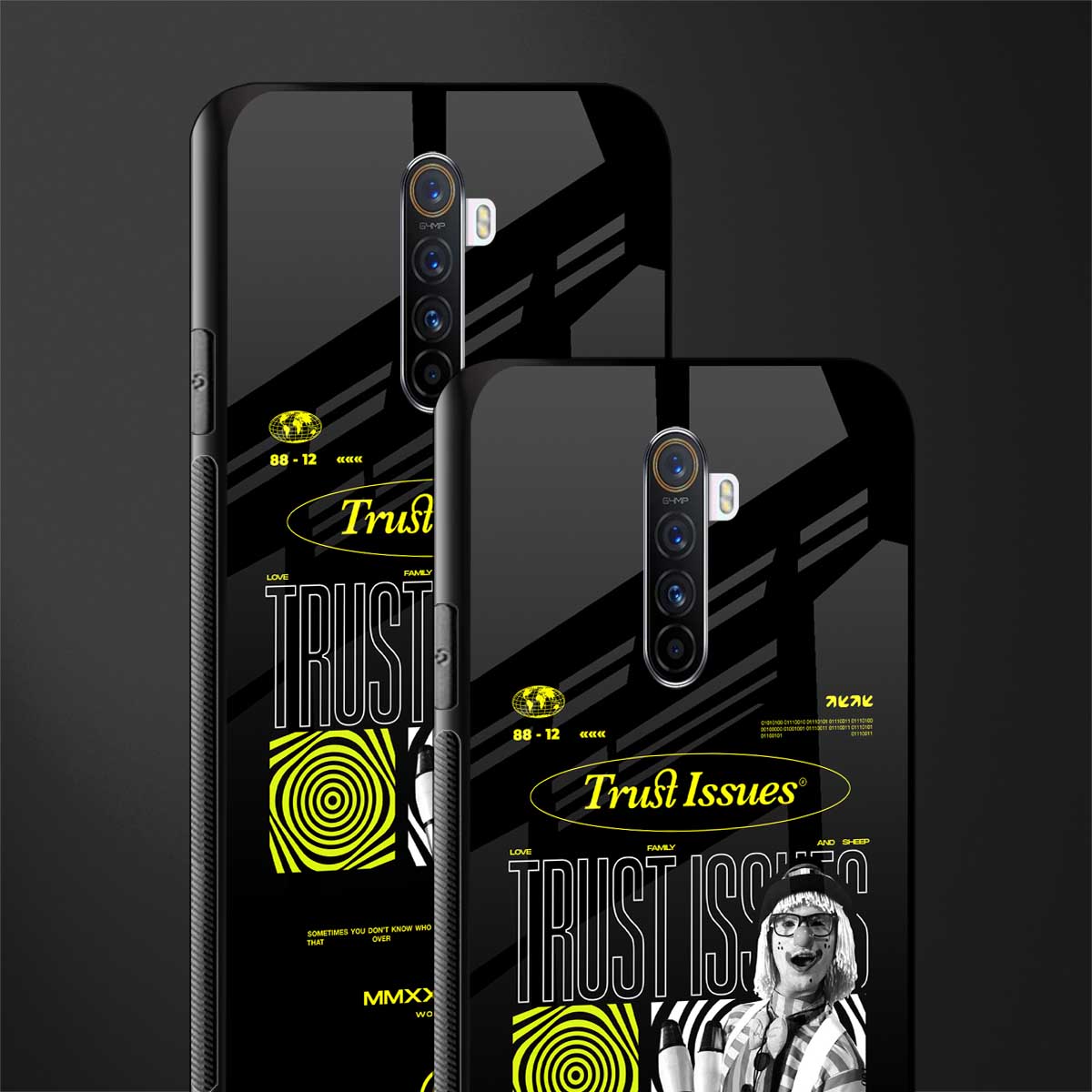 trust issues glass case for realme x2 pro image-2