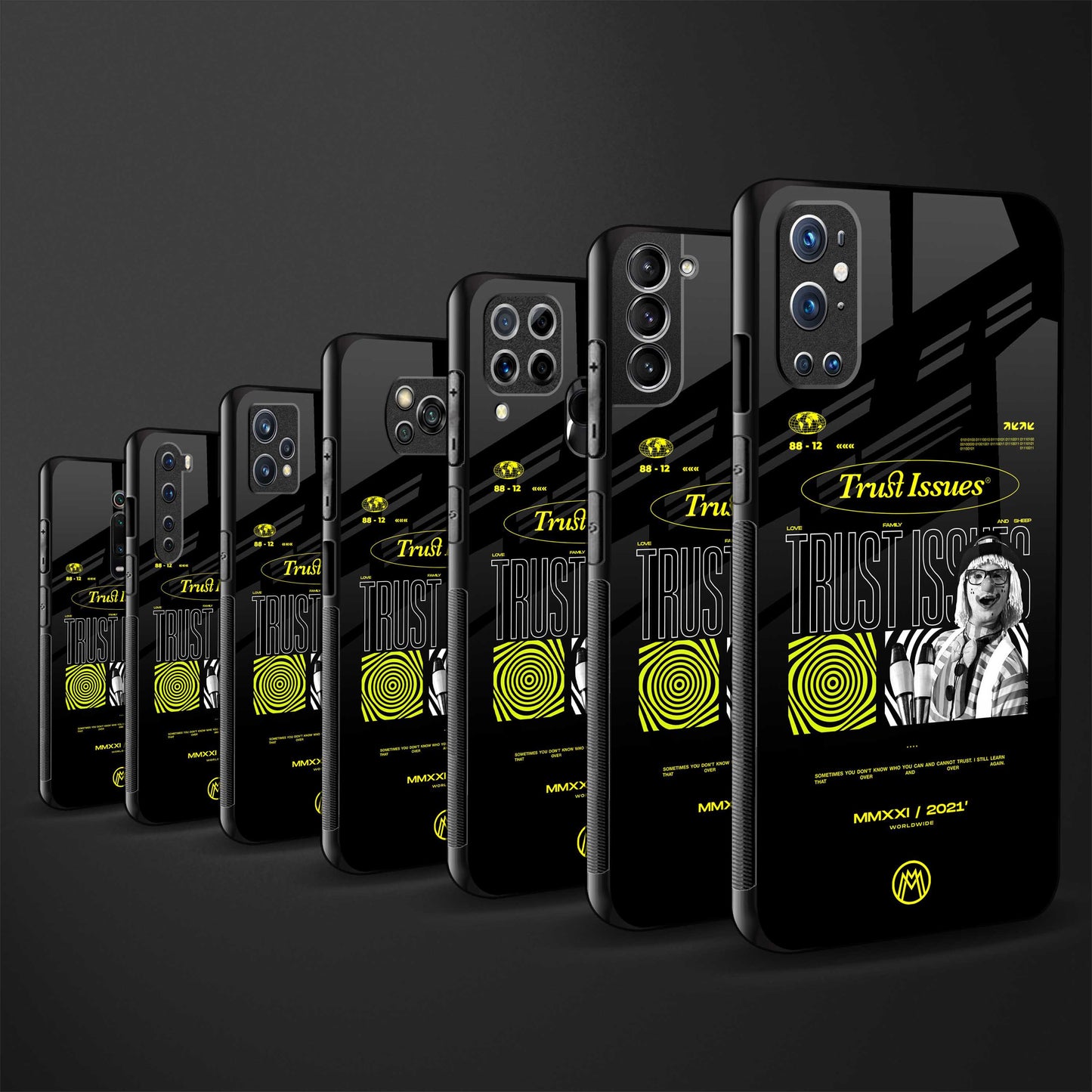 trust issues glass case for redmi 7redmi y3 image-3