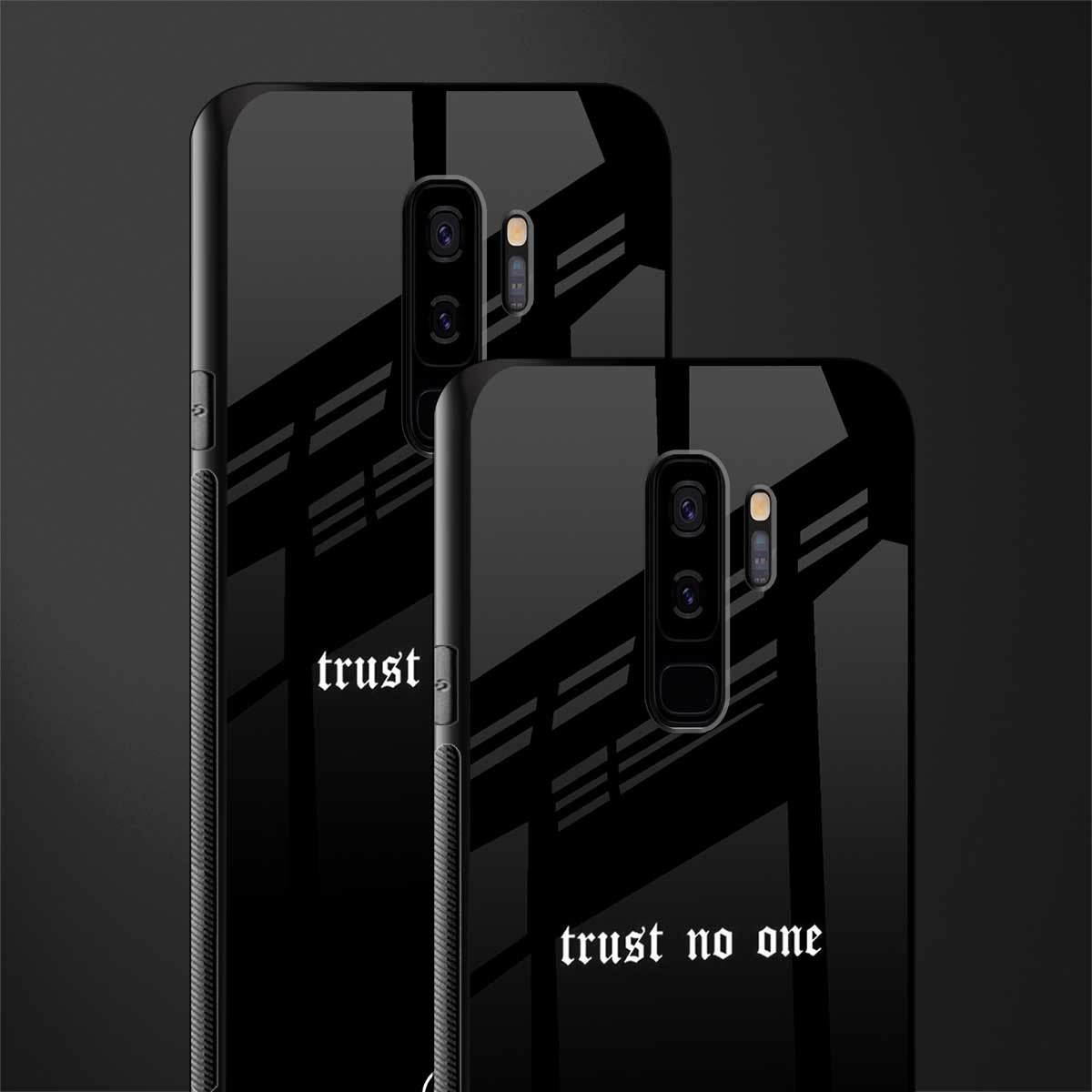 trust no one aesthetic quote glass case for samsung galaxy s9 plus image-2