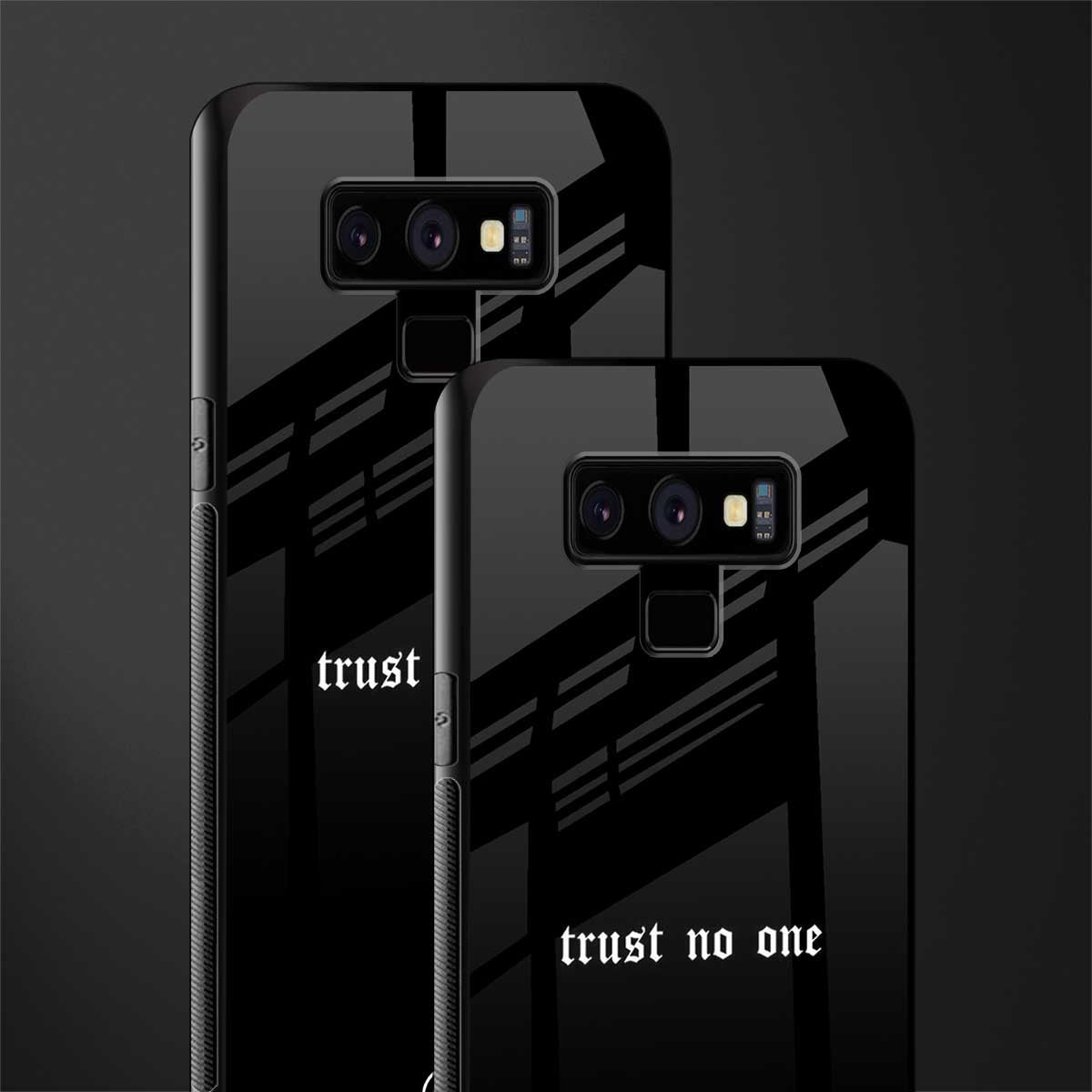 trust no one aesthetic quote glass case for samsung galaxy note 9 image-2