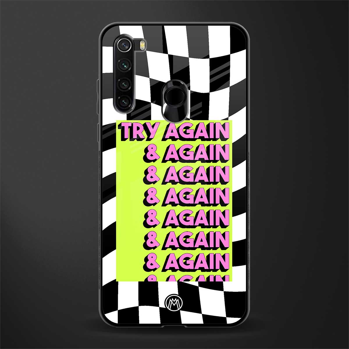 try again glass case for redmi note 8 image