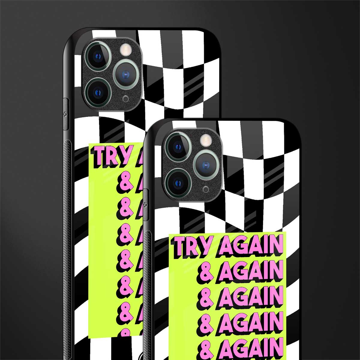 try again glass case for iphone 11 pro image-2