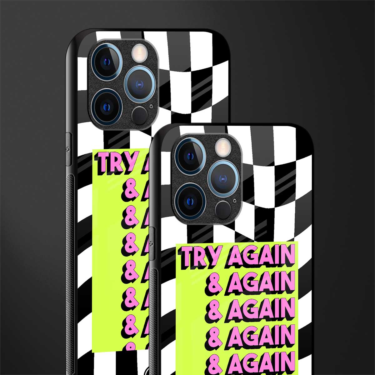 try again glass case for iphone 12 pro image-2