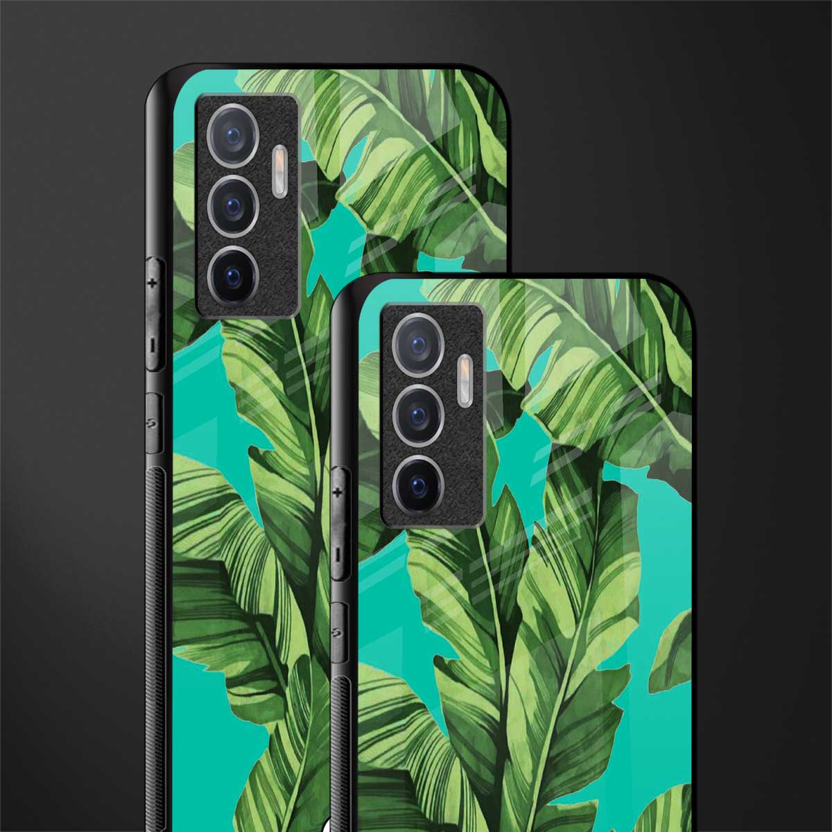 ubud jungle glass case for vivo v23e image-2