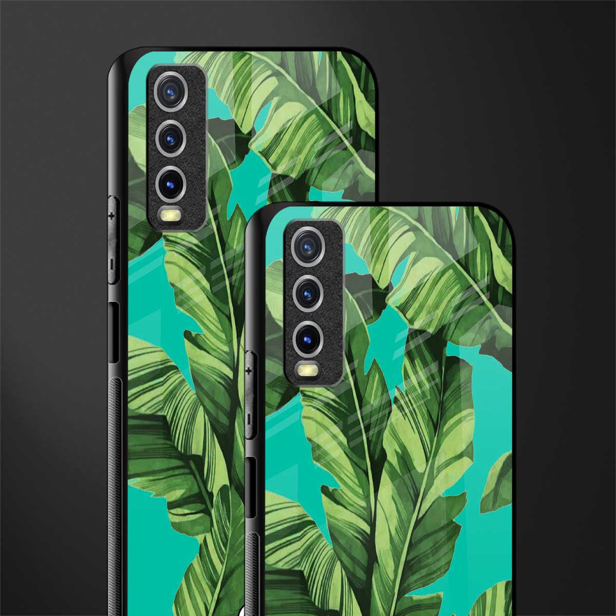 ubud jungle glass case for vivo y20svivo y20avivo y20g image-2