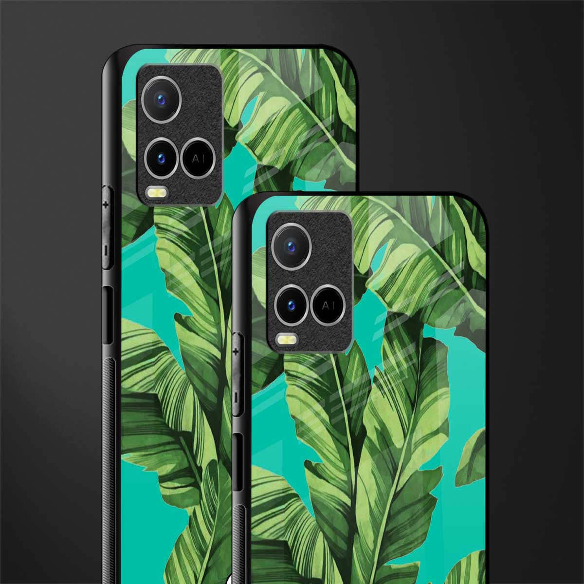 ubud jungle glass case for vivo y33s vivo y33t image-2