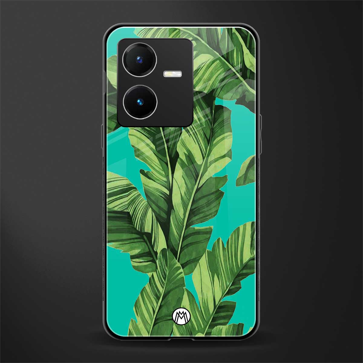 ubud jungle back phone cover | glass case for vivo y22