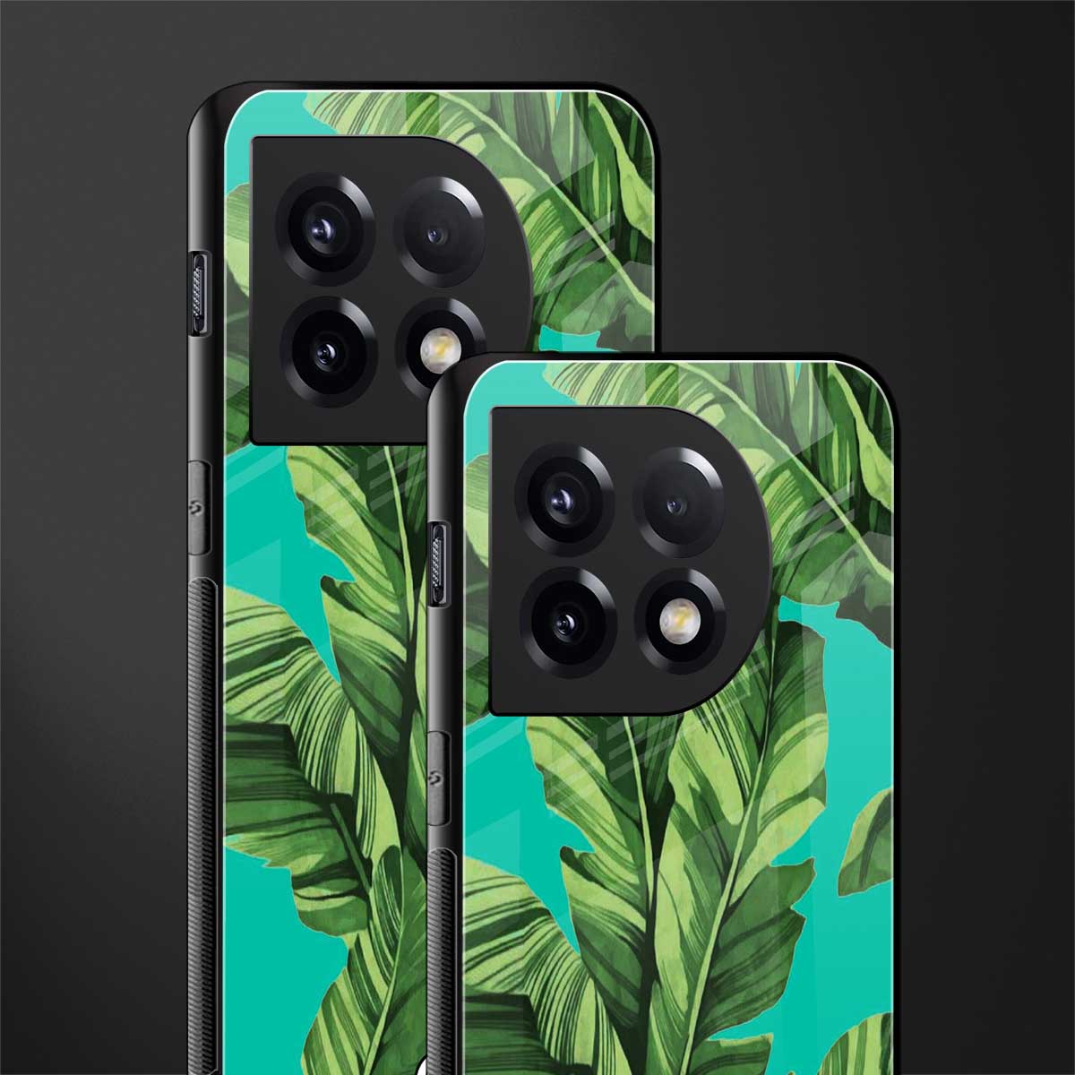 ubud jungle back phone cover | glass case for oneplus 11