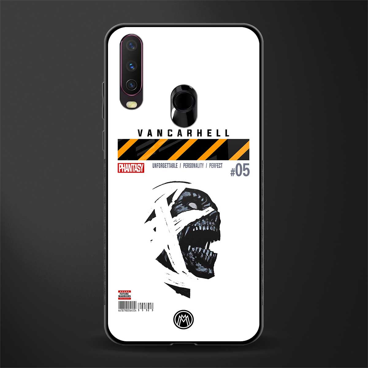 vancarhell phantasy glass case for vivo y17 image