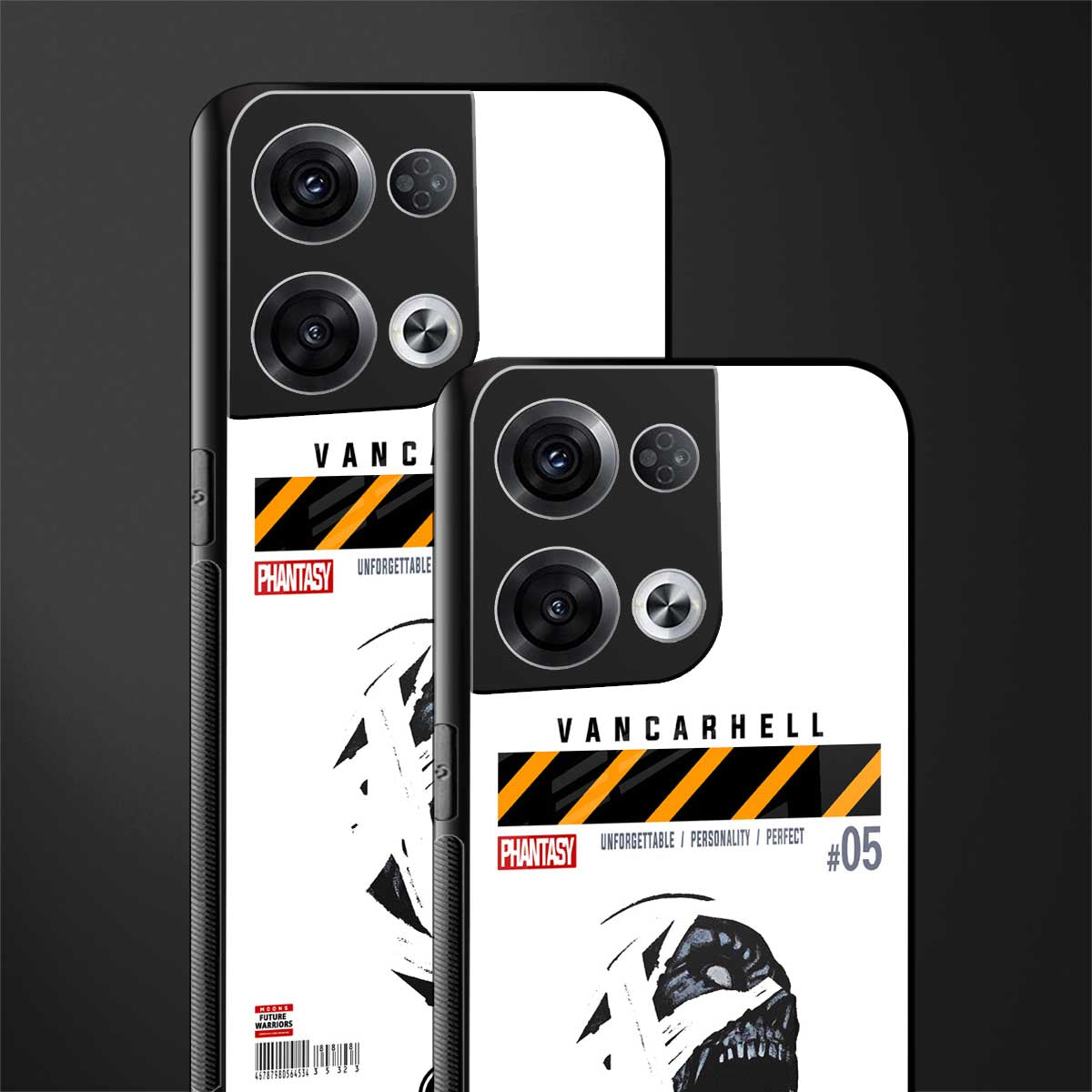 vancarhell phantasy back phone cover | glass case for oppo reno 8