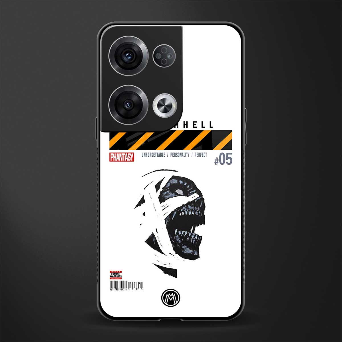 vancarhell phantasy back phone cover | glass case for oppo reno 8