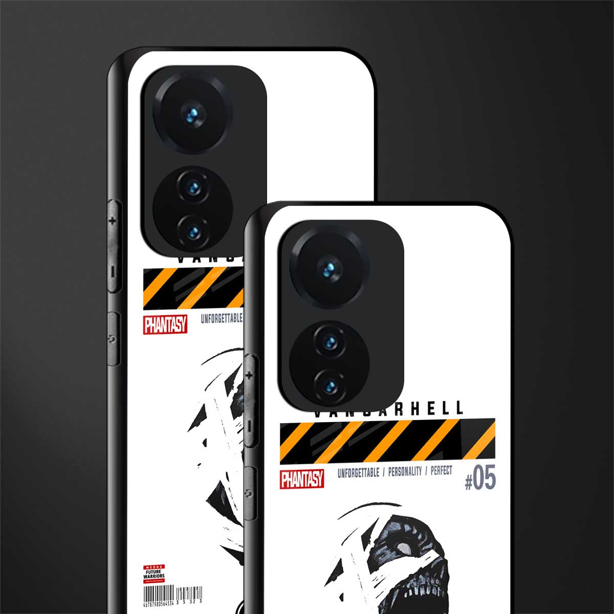 vancarhell phantasy back phone cover | glass case for vivo t1 44w 4g