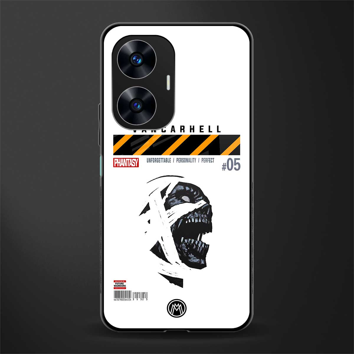 vancarhell phantasy back phone cover | glass case for realme c55
