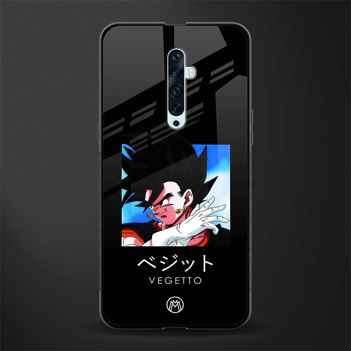 vegetto dragon ball z anime glass case for oppo reno 2z image